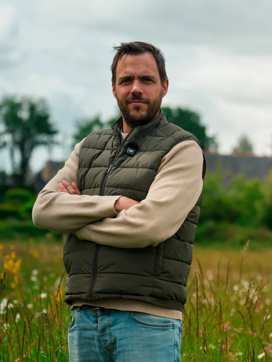 Portrait de Mickaël Binot, fondateur de Bati Transac